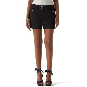 NWOT White House Black Market Black Buckle Shorts